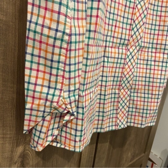 Talbots Woman 3X classic cotton shirt plus size Check pattern - Picture 6 of 11